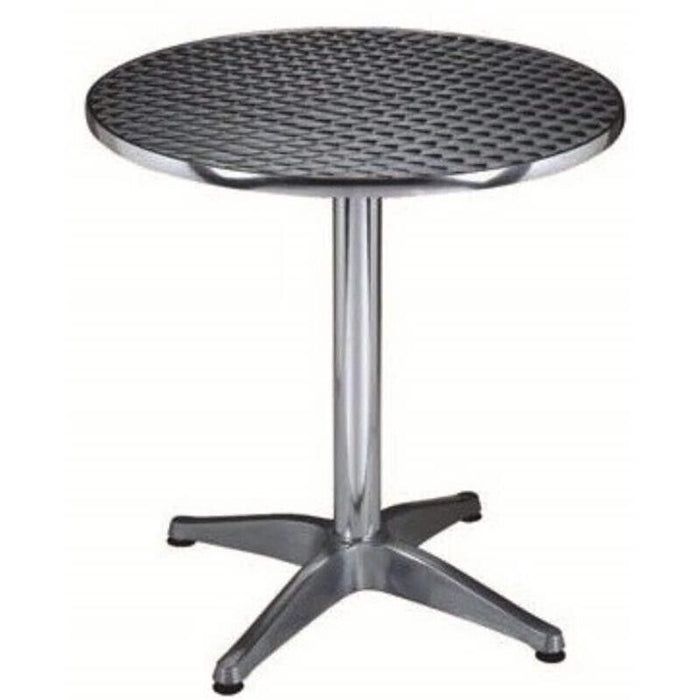 TAVOLO DA BAR TONDO 70 X H 70 CM WATERPROOF IN ALLUMINIO