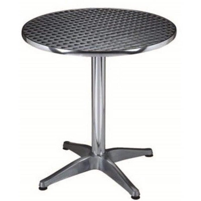 TAVOLO DA BAR TONDO 70 X H 70 CM WATERPROOF IN ALLUMINIO