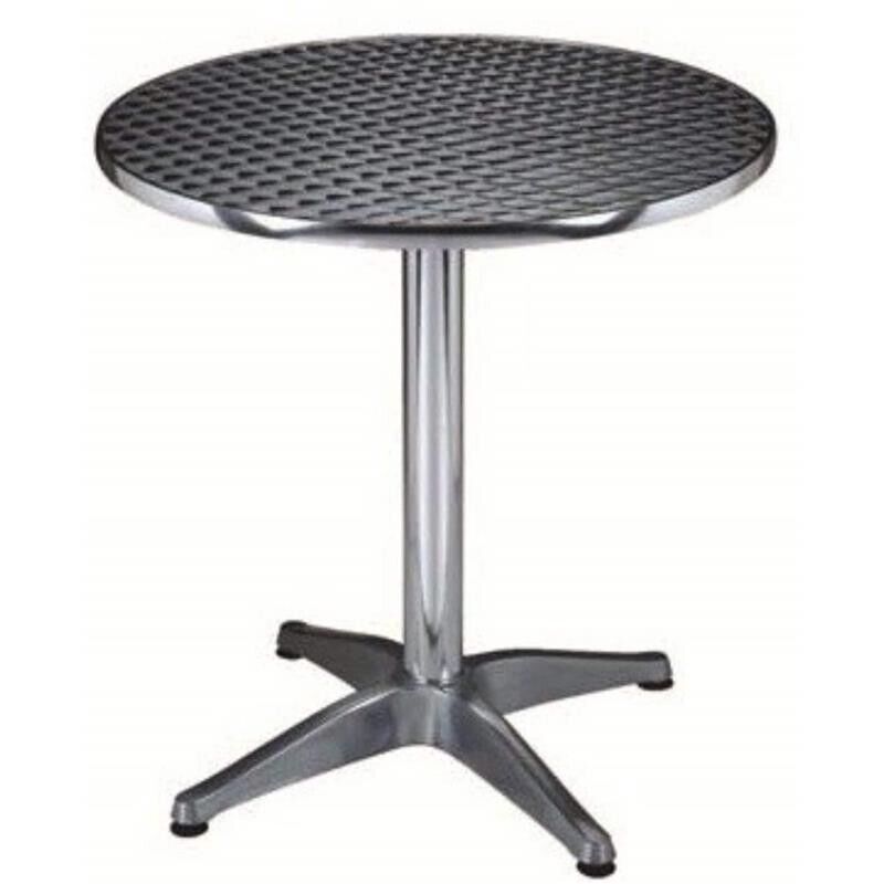 TAVOLO DA BAR TONDO 70 X H 70 CM WATERPROOF IN ALLUMINIO