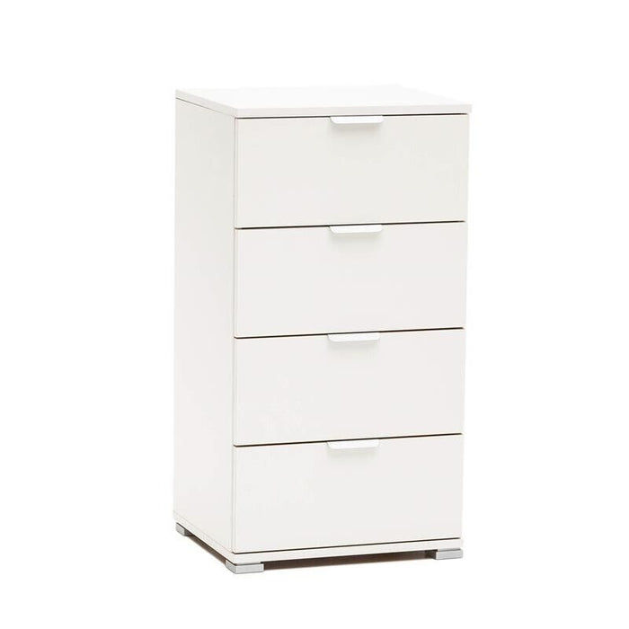 MOBILETTO A CASSETTIERA CON 4 CASSETTI BIANCO 45 X 38 X H85 CM