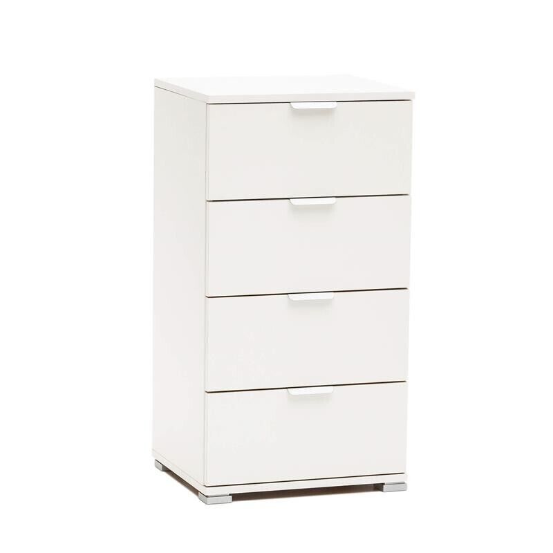 MOBILETTO A CASSETTIERA CON 4 CASSETTI BIANCO 45 X 38 X H85 CM