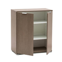 MOBILETTO CON 2 ANTE IN ROVERE GRIGIO 75 X 38 X H85 CM