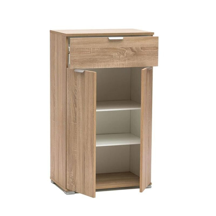 MOBILETTO CON 2 ANTE E 1 CASSETTO NATURALE 60 X 38 X H103 CM