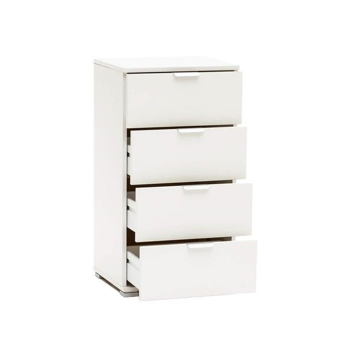 MOBILETTO A CASSETTIERA CON 4 CASSETTI BIANCO 45 X 38 X H85 CM