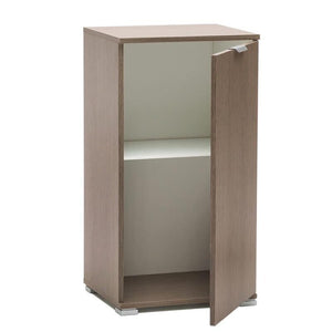 MOBILETTO CON ANTA IN COLORE ROVERE GRIGIO 45 X 38 X H85 CM