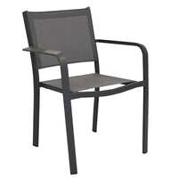 SEDIA ZANTE IMPILABILE IN COLORE TAUPE