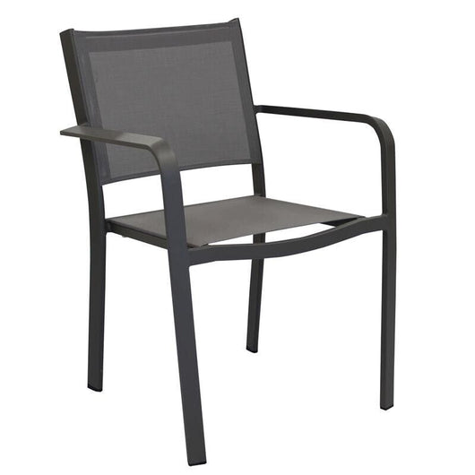 SEDIA ZANTE IMPILABILE IN COLORE TAUPE