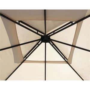 GAZEBO BOSTON CON STRUTTURA IN ACCIAIO 3 X 3 MT