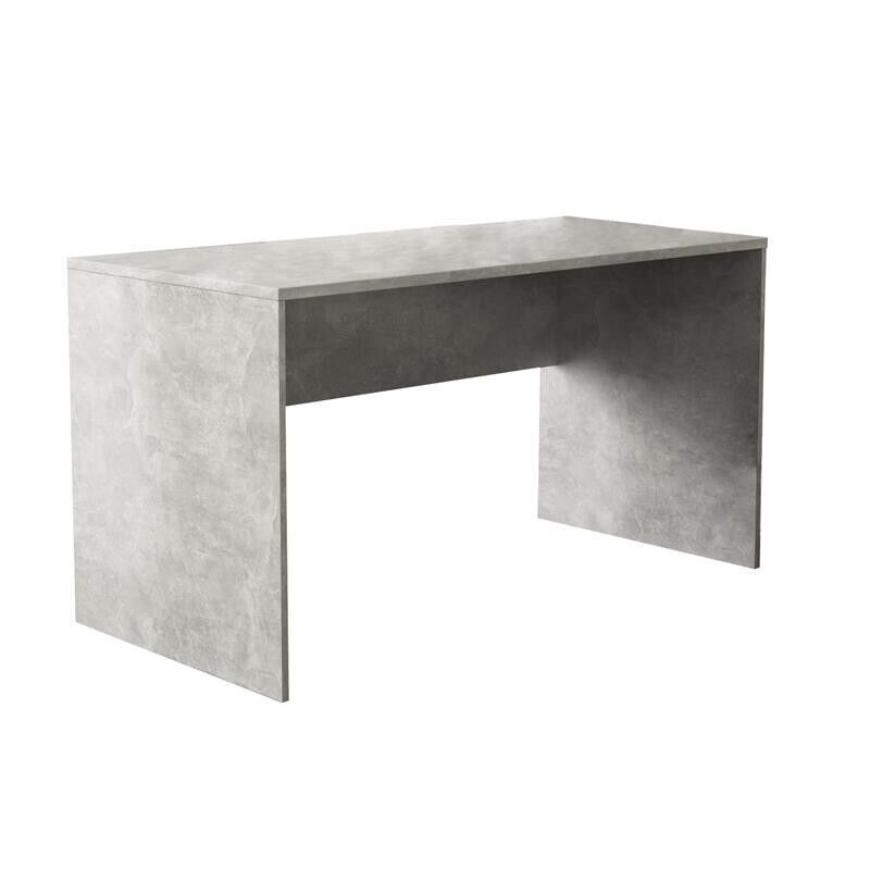 SCRIVANIA JOSIE MODERNA 138,5 X 75 X H68 CM IN COLORE GRIGIO EFFETTO CEMENTO