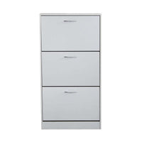 SCARPIERA VICKY BIANCA CON 3 ANTE A RIBALTA 60 X 24 X H115 CM