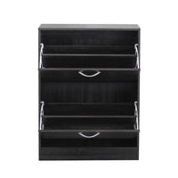 SCARPIERA SALLY GRIGIO SCURO CON 2 ANTE A RIBALTA 60 X 24 X H80 CM