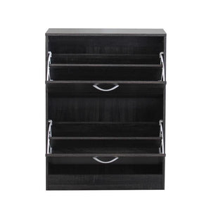 SCARPIERA SALLY GRIGIO SCURO CON 2 ANTE A RIBALTA 60 X 24 X H80 CM