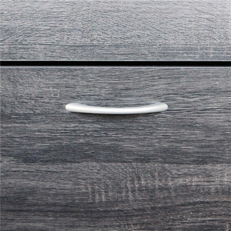 SCARPIERA SALLY GRIGIO SCURO CON 2 ANTE A RIBALTA 60 X 24 X H80 CM