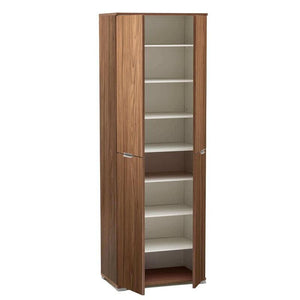 ARMADIO CON 4 ANTE TINTA NOCE 60 X 38 X H174 CM