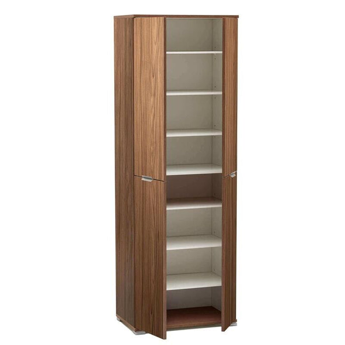 ARMADIO CON 4 ANTE TINTA NOCE 60 X 38 X H174 CM