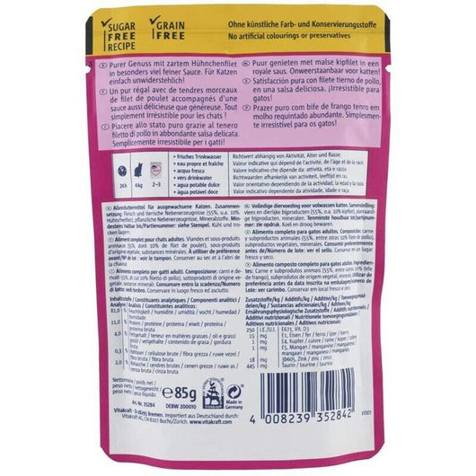 VITAKRAFT POÈSIE DELI SAUCE CON FILETTO DI POLLO 85 GR