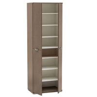 ARMADIO CON 4 ANTE ROVERE GRIGIO 60 X 38 X H174 CM