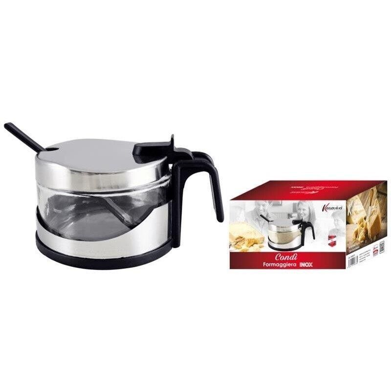 MAURY'S CONDÌ MENAGE DA TAVOLA SALE PEPE OLIO ACETO+ CONDÌ FORMAGGIERA DA TAVOLA