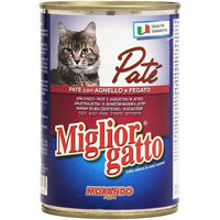 MIGLIOR GATTO PATÈ CON AGNELLO E FEGATO IN CONFEZIONE DA 405 GR