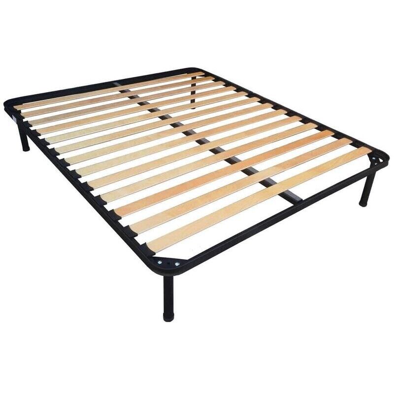 RETE ORTOPEDICA SANREMO MATRIMONIALE CON DOGHE DI FAGGIO 160 X 190 X H30 CM