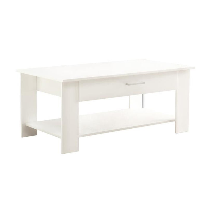 TAVOLINO MYRTO PER SALOTTI IN DESIGN MODERNO BIANCO