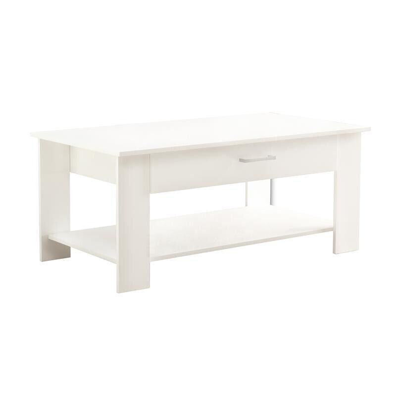TAVOLINO MYRTO PER SALOTTI IN DESIGN MODERNO BIANCO