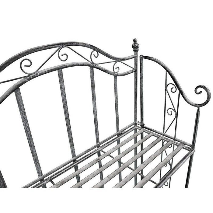 SCAFFALE PORTAVASI SELENE CON 3 PIANI IN COLORE BIANCO OSSIDATO