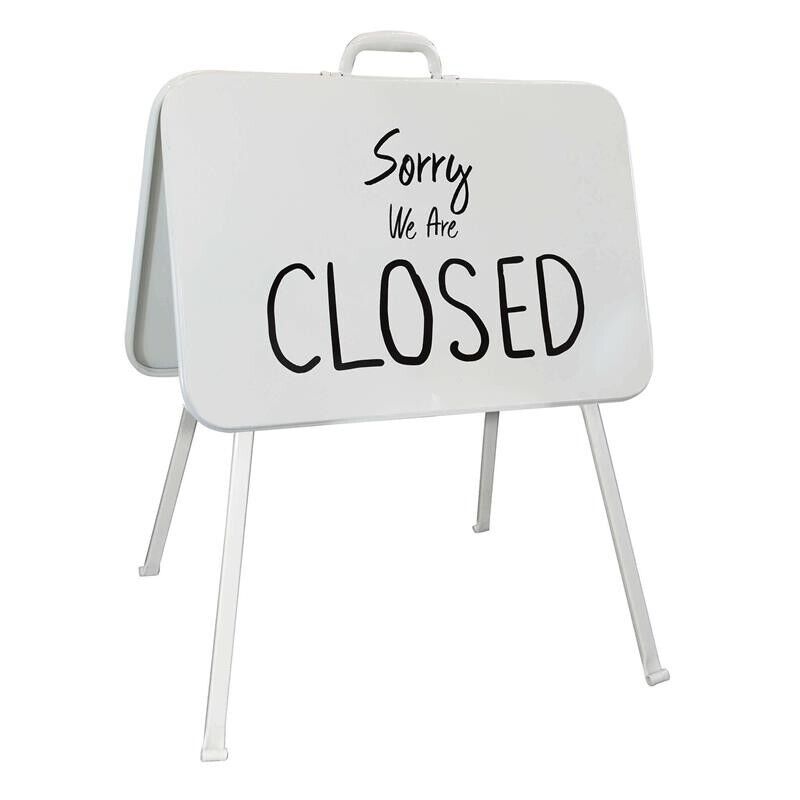 CARTELLO IN FERRO OPEN / CLOSED PIERRE