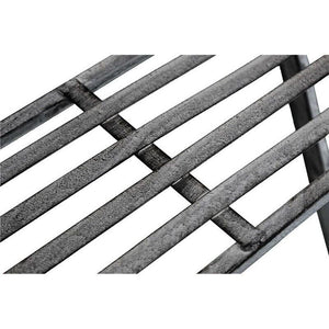 SCAFFALE PORTAVASI KIMBERLY CON 3 PIANI IN COLORE BIANCO OSSIDATO