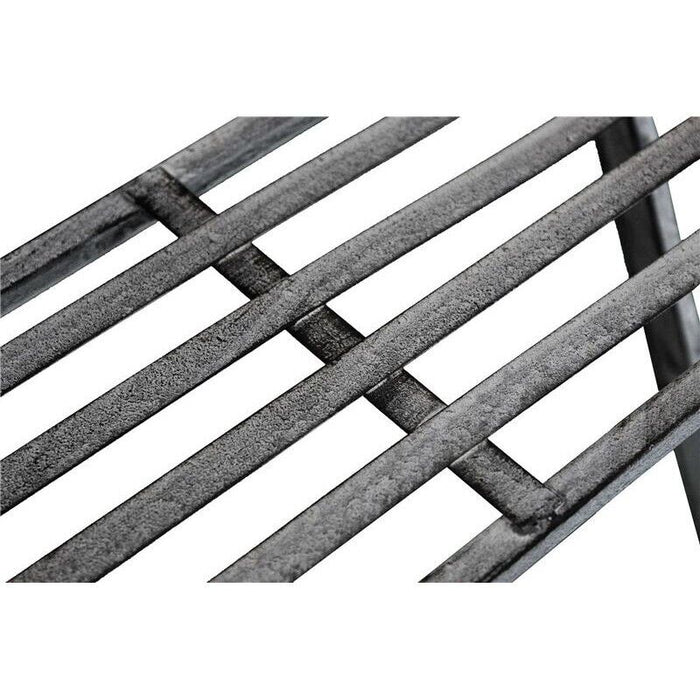 SCAFFALE PORTAVASI KIMBERLY CON 3 PIANI IN COLORE BIANCO OSSIDATO