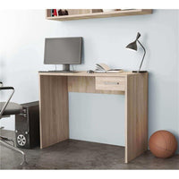 SCRIVANIA PORTA PC TOM IN COLORE QUERCIA CHIARO 90 X 45 X H74 CM