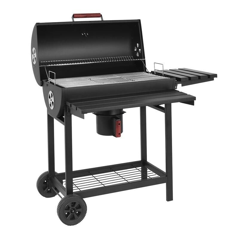 BARBECUE A CARBONELLA TENNESSEE IN ACCIAIO VERNICIATO NERO 113 X H70 X 97,5