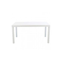 TAVOLO HOUSTON IN RESINA DA ESTERNO 150 X 90 X H74 CM COLORE BIANCO