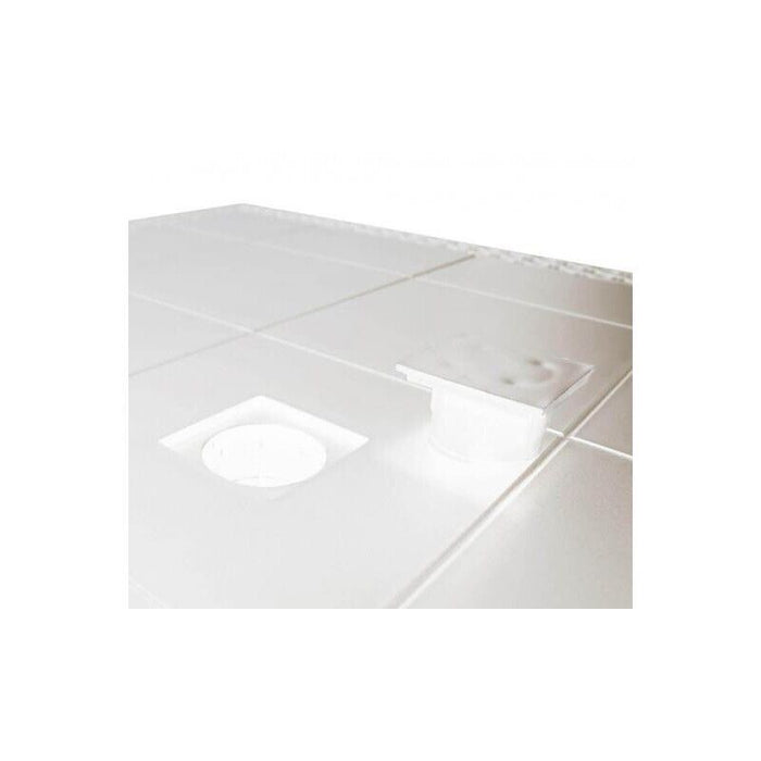 TAVOLO HOUSTON IN RESINA DA ESTERNO 150 X 90 X H74 CM COLORE BIANCO