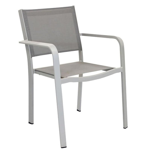 POLTRONA ZANTE IMPILABILE IN COLORE TORTORA 56 X 60 X H84 CM