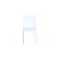 SEDIA PERLA IN COLORE BIANCO 55 X 47 X H82 CM