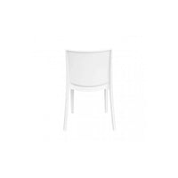 SEDIA PERLA IN COLORE BIANCO 55 X 47 X H82 CM