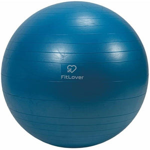 PALLA FITNESS CON SUPERFICIE ANTISCIVOLO Ø75 CM IN COLORE ASSORTITO CON POMPA