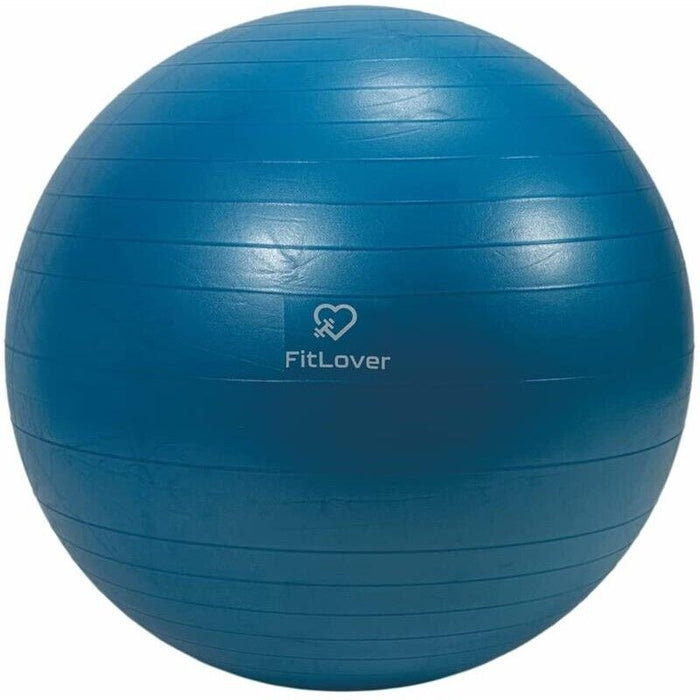 PALLA FITNESS CON SUPERFICIE ANTISCIVOLO Ø75 CM IN COLORE ASSORTITO CON POMPA