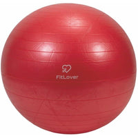 PALLA FITNESS CON SUPERFICIE ANTISCIVOLO Ø75 CM IN COLORE ASSORTITO CON POMPA