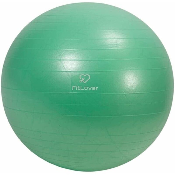 PALLA FITNESS CON SUPERFICIE ANTISCIVOLO Ø75 CM IN COLORE ASSORTITO CON POMPA