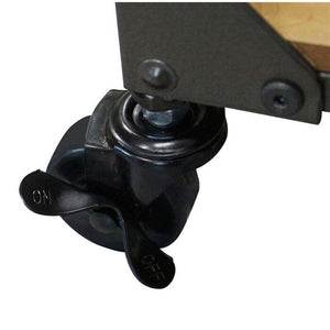 MOBILE BRITTON CON STRUTTURA IN ACCIAIO E PIANI IN LEGNO 64 X 37,5 X H169,5 CM