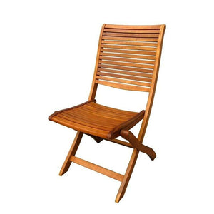 SEDIA RIVIERA IN LEGNO DI ACACIA SENZA BRACCIOLI 50 X 64 X H94 CM