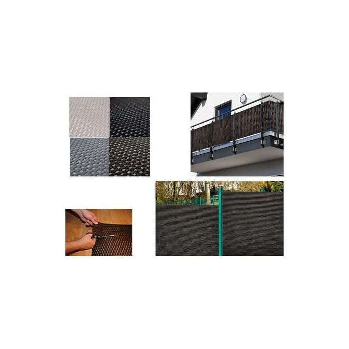 BRIXO STUOIA FRANGIVISTA IN POLIETILENE INTRECCIATO EFFETTO RATTAN