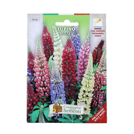 BUSTA SEMENTI FIORI LUPINO RUSSEL