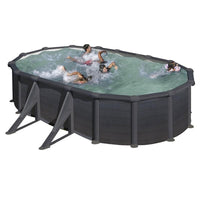 PISCINA CON DECORO GRAFITE 500 X 300 X H132 CM