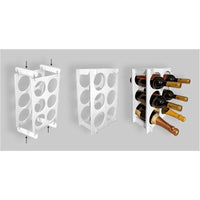 CANTINETTA WHITE REALIZZATA IN LEGNODI BETULLA GREZZO 40 X 30 CM P15 CM