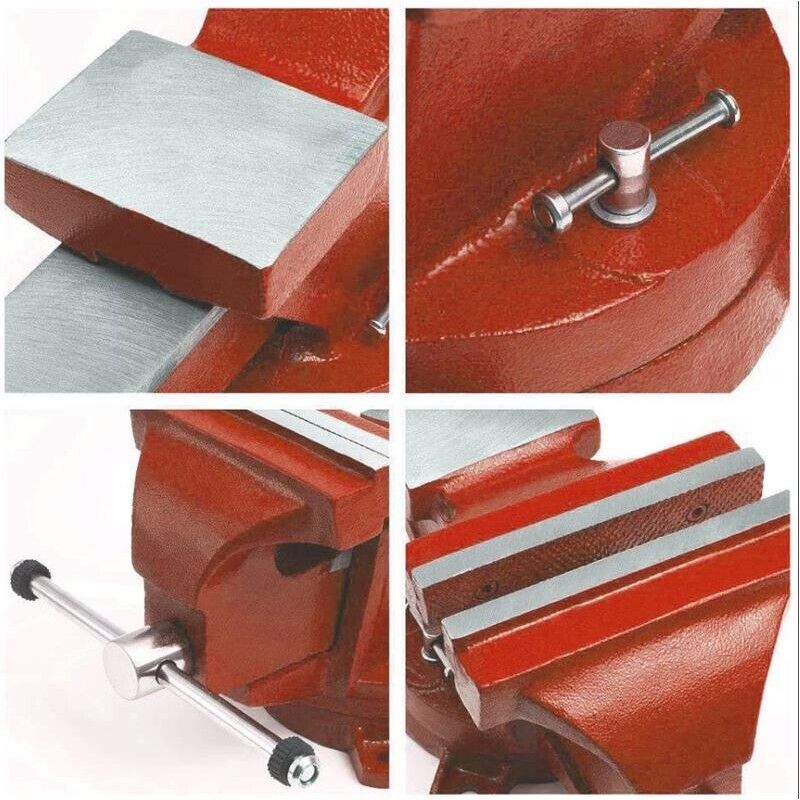 MORSA DA BANCO FISSA IN ACCIAIO APERTURA MAX GANASCE 130 MM