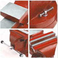 MORSA DA BANCO FISSA IN ACCIAIO APERTURA MAX GANASCE 130 MM