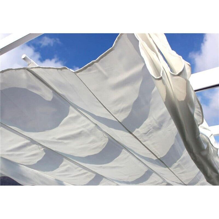 GAZEBO ASTORIA QUADRATO 3 X 3 MT IN COLORE BIANCO